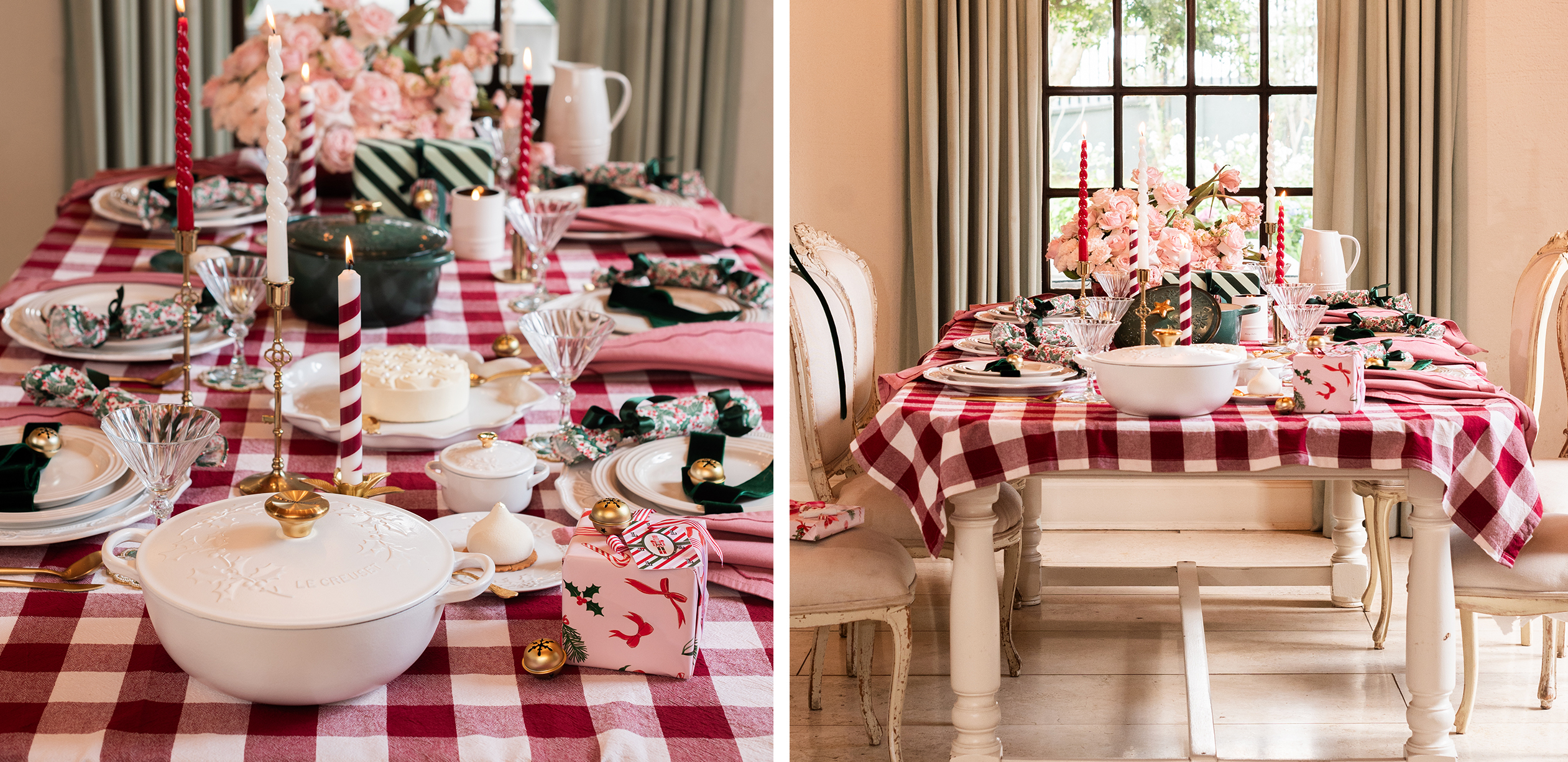 How to Curate a Christmas Tablespace with Le Creuset